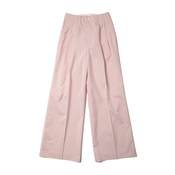 AURALEE / オーラリー | FINX POLYESTER STRIPE PANTS