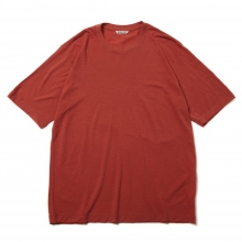 SUPER SOFT WOOL JERSEY TEE - Red