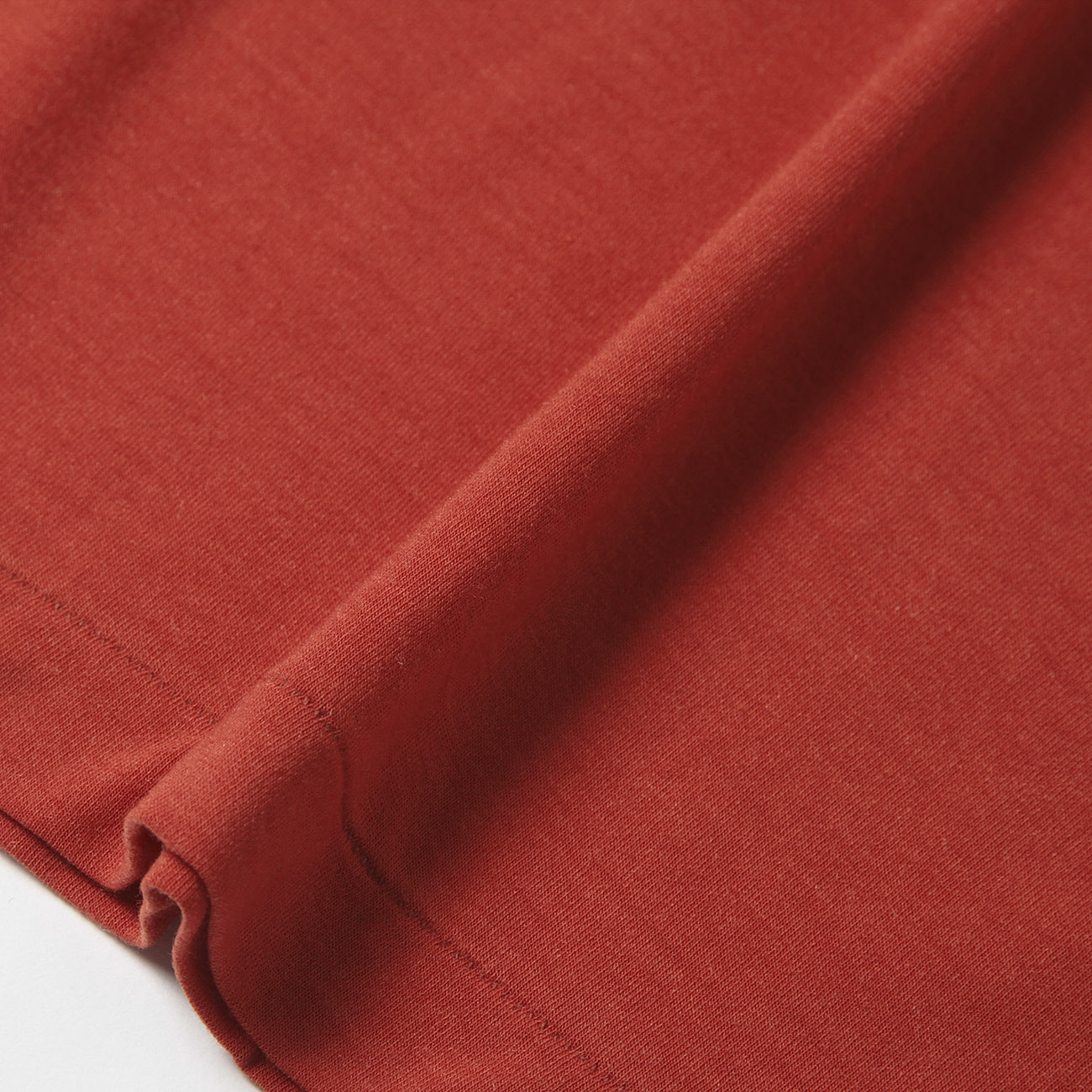 AURALEE / オーラリー | SUPER SOFT WOOL JERSEY TEE (メンズ) - Red