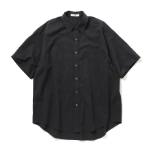 Y / ワイ (YLEVE / イレーヴ) | ORGANIC COTTON WASHER SATIN SHORT SLEEVE SH - Navy
