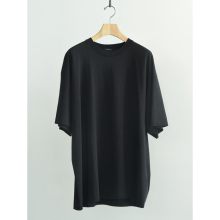 COMOLI / コモリ | コットンジャージ 半袖Tシャツ - Black