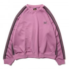 needles スウェット　ピンク　Mサイズ Needles / ニードルズ | Track Crew Neck Shirt - Poly Smooth - Smoke