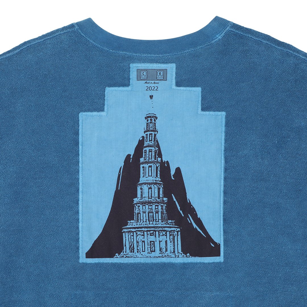 C.E / シーイー | OVERDYE IMAGINARY NEEDS CREW NECK - Blue | 通販 