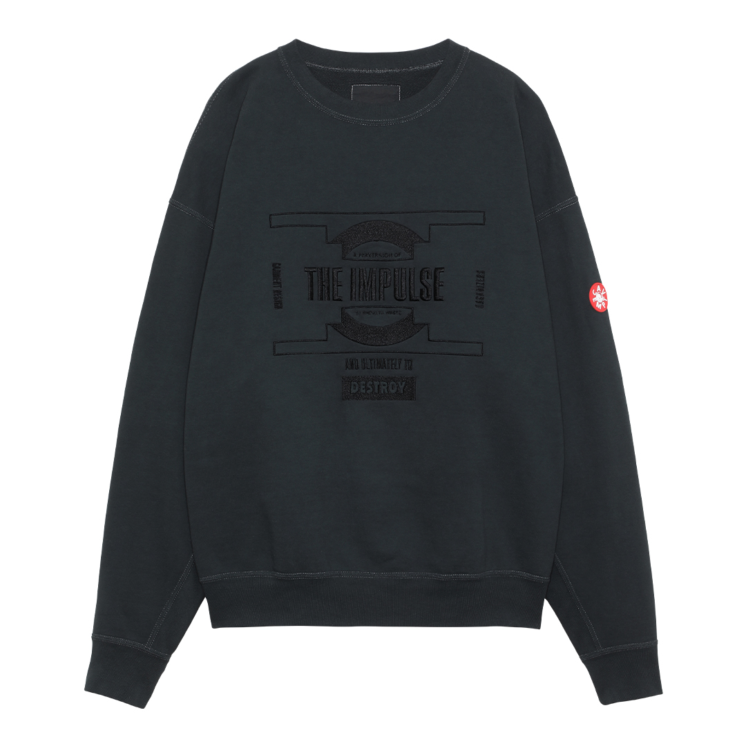 C.E / シーイー | OVERDYE IMPULSE CREW NECK - Black | 通販 - 正規