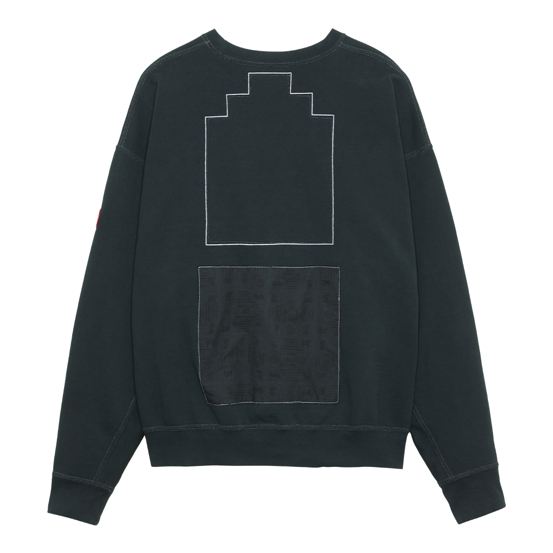 C.E / シーイー | OVERDYE IMPULSE CREW NECK - Black | 通販