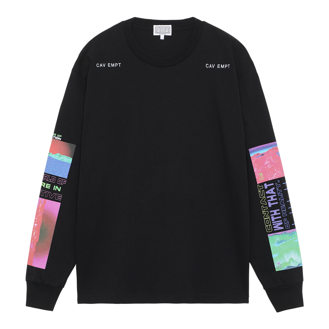 CONTACT LONG SLEEVE T - Black