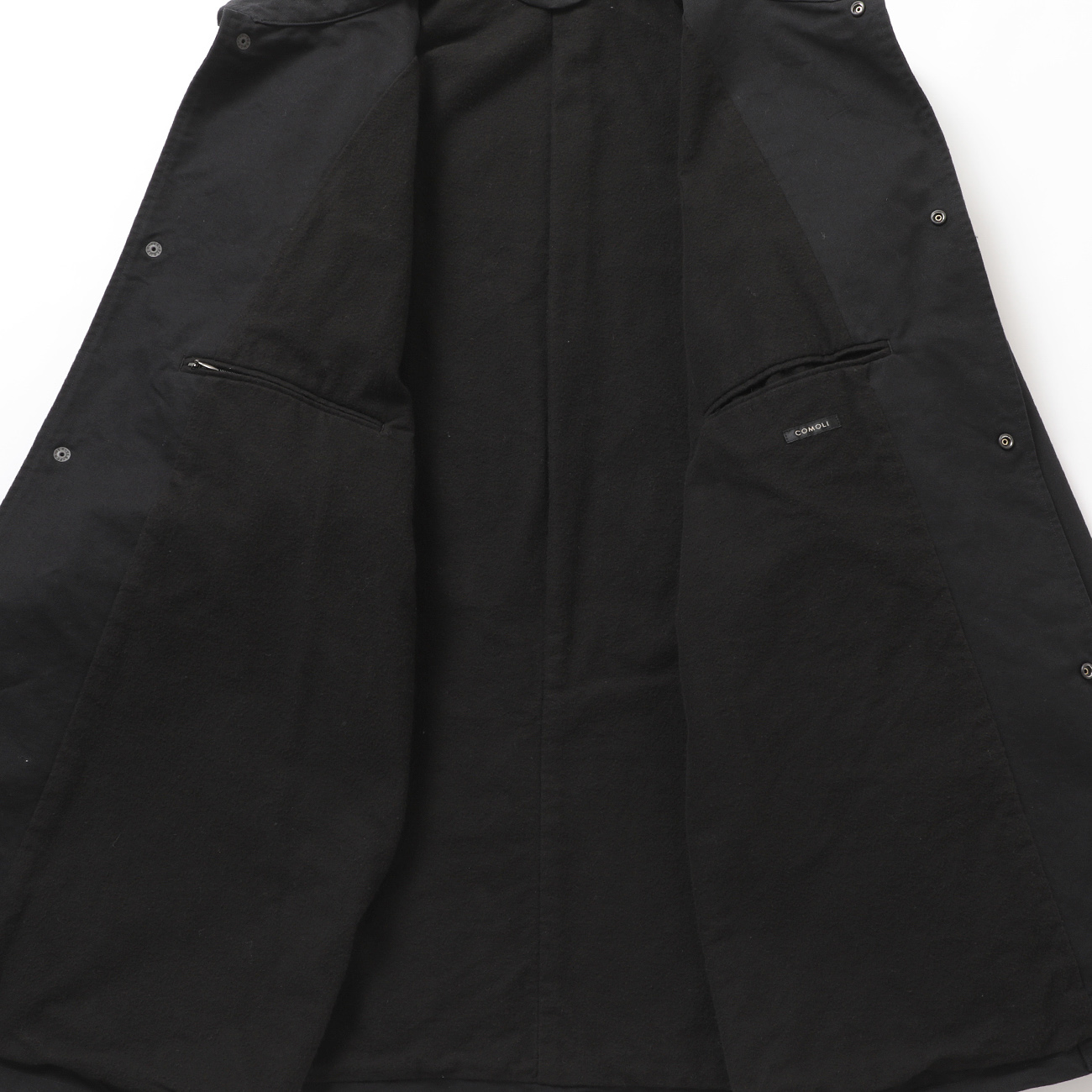 COMOLI / コモリ | ポストワークツイル ジャケット - Black | 通販