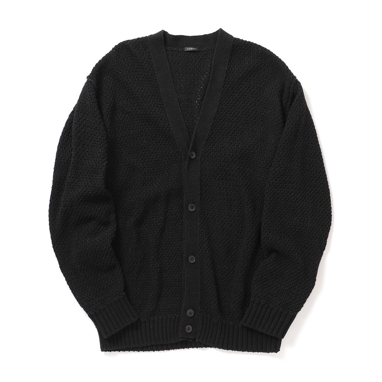 COMOLI / コモリ | 5G ニットカーディガン - Black | 通販 - 正規取扱