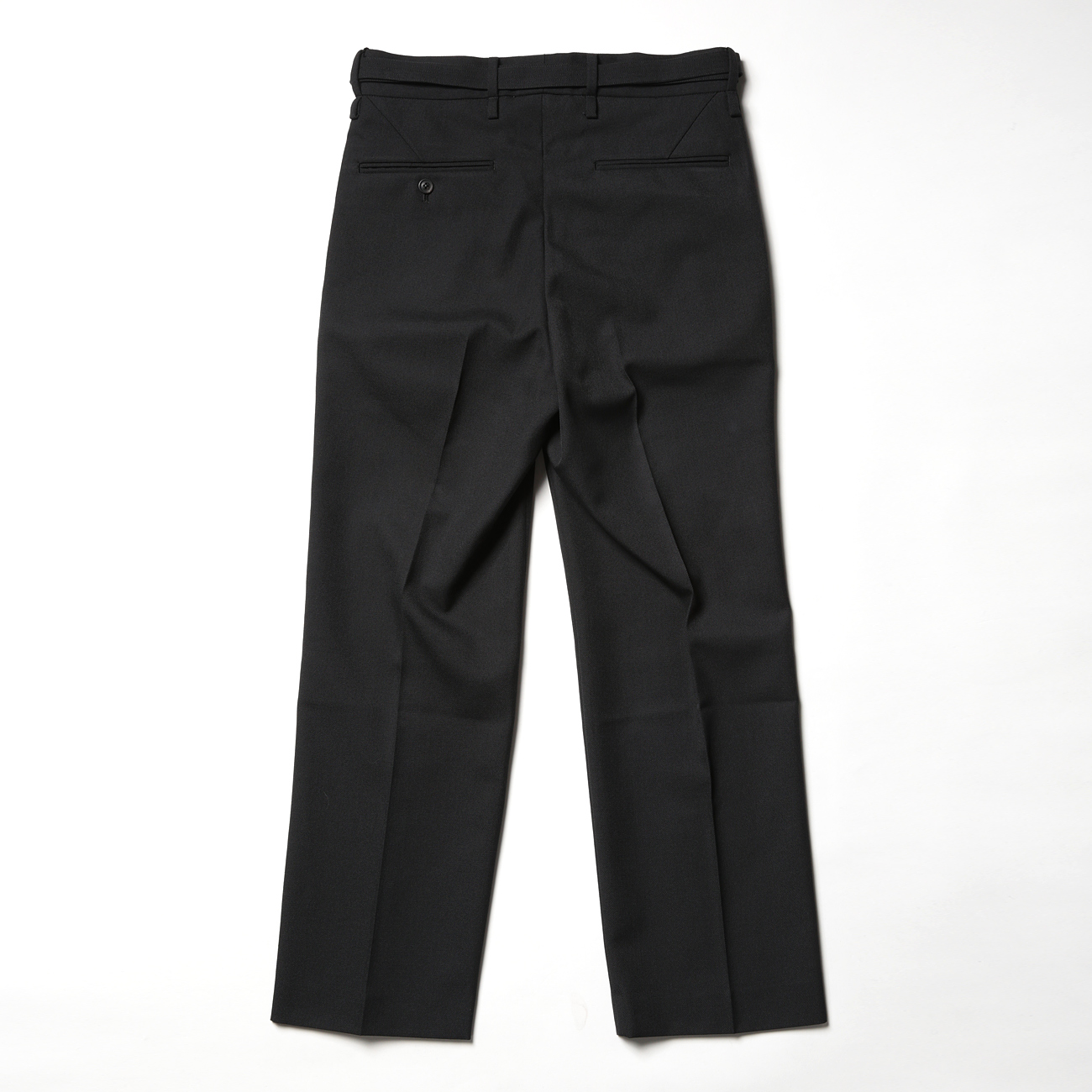 URU / ウル | STRAIGHT PANTS / WOOL SERGE - Black | 通販 - 正規取扱