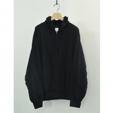 COMOLI / コモリ | ジャージ ジップパーカ - Black