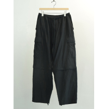COMOLI / コモリ | リップストップ コンバーティブル6Pパンツ - Black