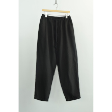 COMOLI / コモリ | コットンダックス テーパードパンツ - Black