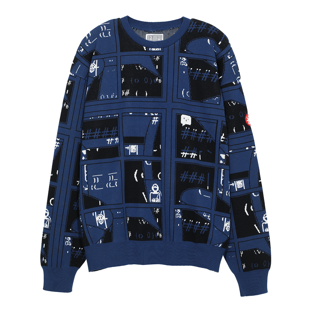 c.e cav empt grid knit シーイー C.E / シーイー | GRID KNIT - Navy | 通販 - 正規取扱店 | COLLECT