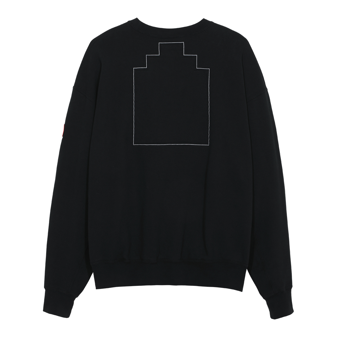C.E CAVEMPT シーイー BLACK ROOMS CREW NECK C.E / CAVEMPT CHANNEL ENCODING CREW NECK BLACK 通販 商品