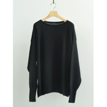 COMOLI / コモリ | カシミヤ和紙 コモリニット - Black