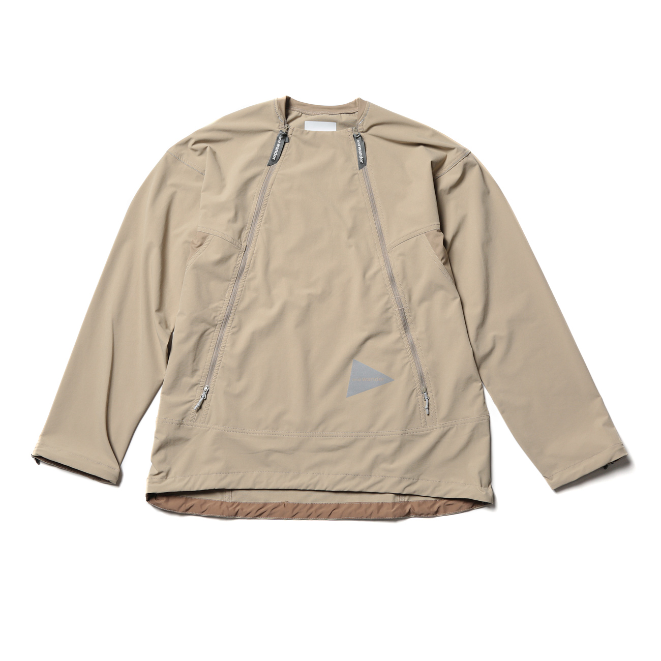 and wander / アンドワンダー | trek pullover - Beige | 通販 - 正規