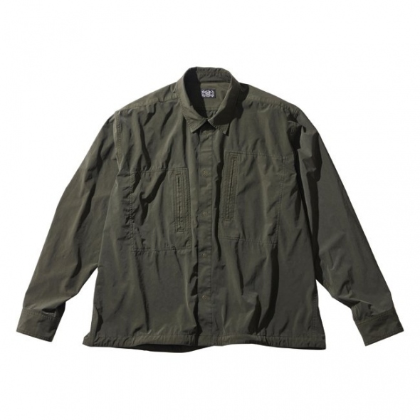 PORTER CLASSIC スーパーナイロンシャツ XL Porter Classic / ポータークラシック | SUPER NYLON STRETCH MILITARY