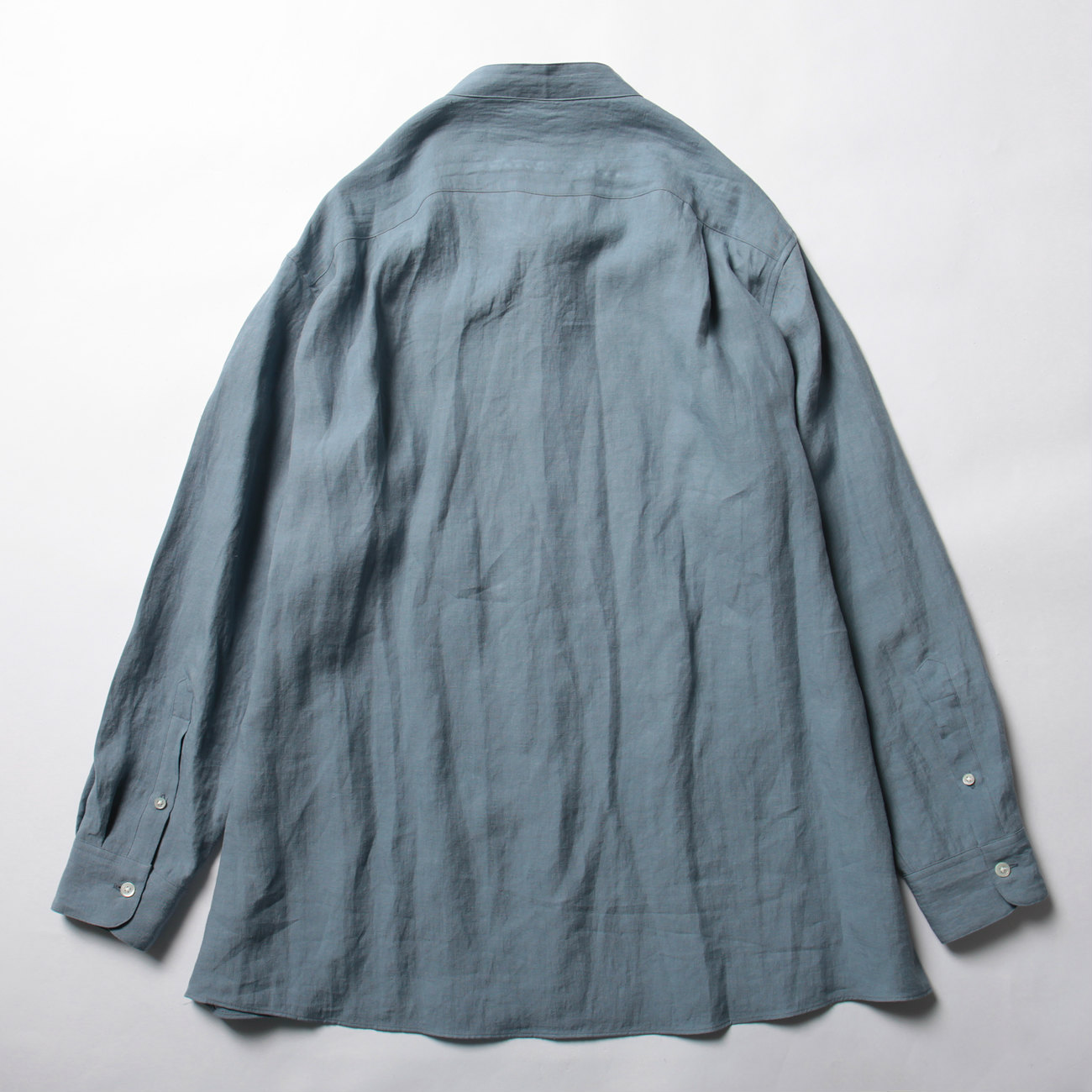 トップス AURALEE LINEN GABARDINE BANDCOLLAR SHIRT AURALEE / オーラリー | LINEN GABARDINE BAND COLLAR SHIRTS