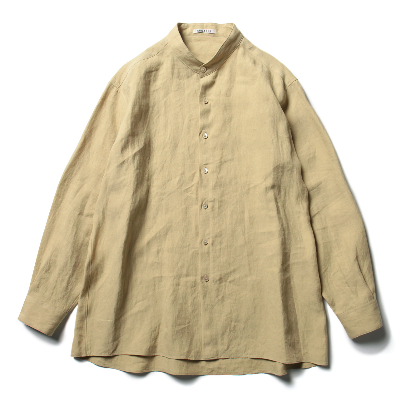 AURALEE / オーラリー | LINEN GABARDINE OVER SHIRTS (メンズ
