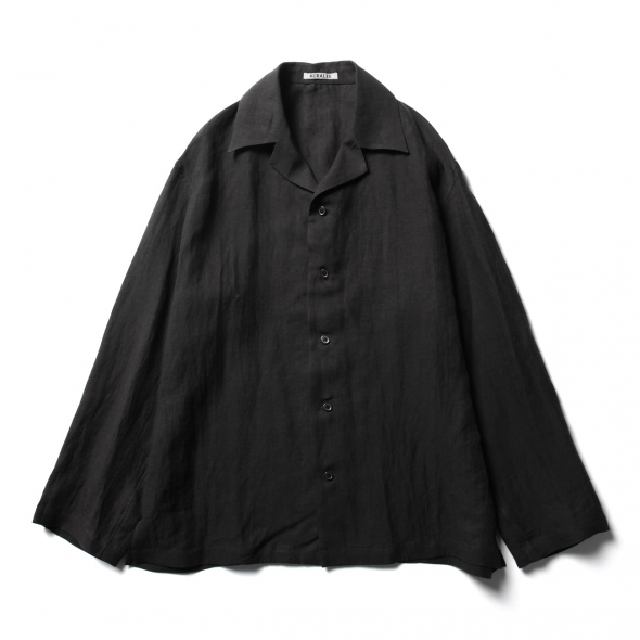 AURALEE / オーラリー | LINEN GABARDINE OVER SHIRTS (メンズ
