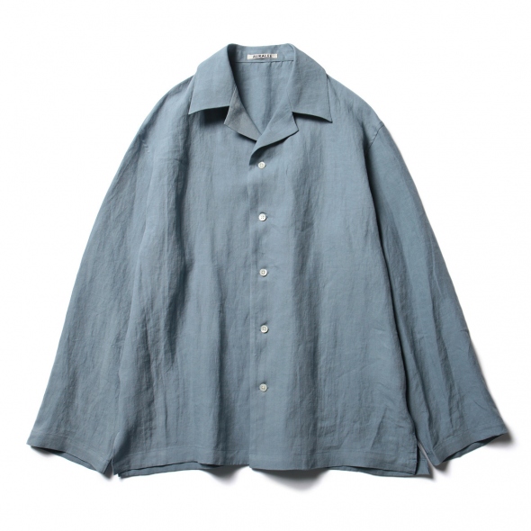 AURALEE / オーラリー | LINEN GABARDINE OVER SHIRTS