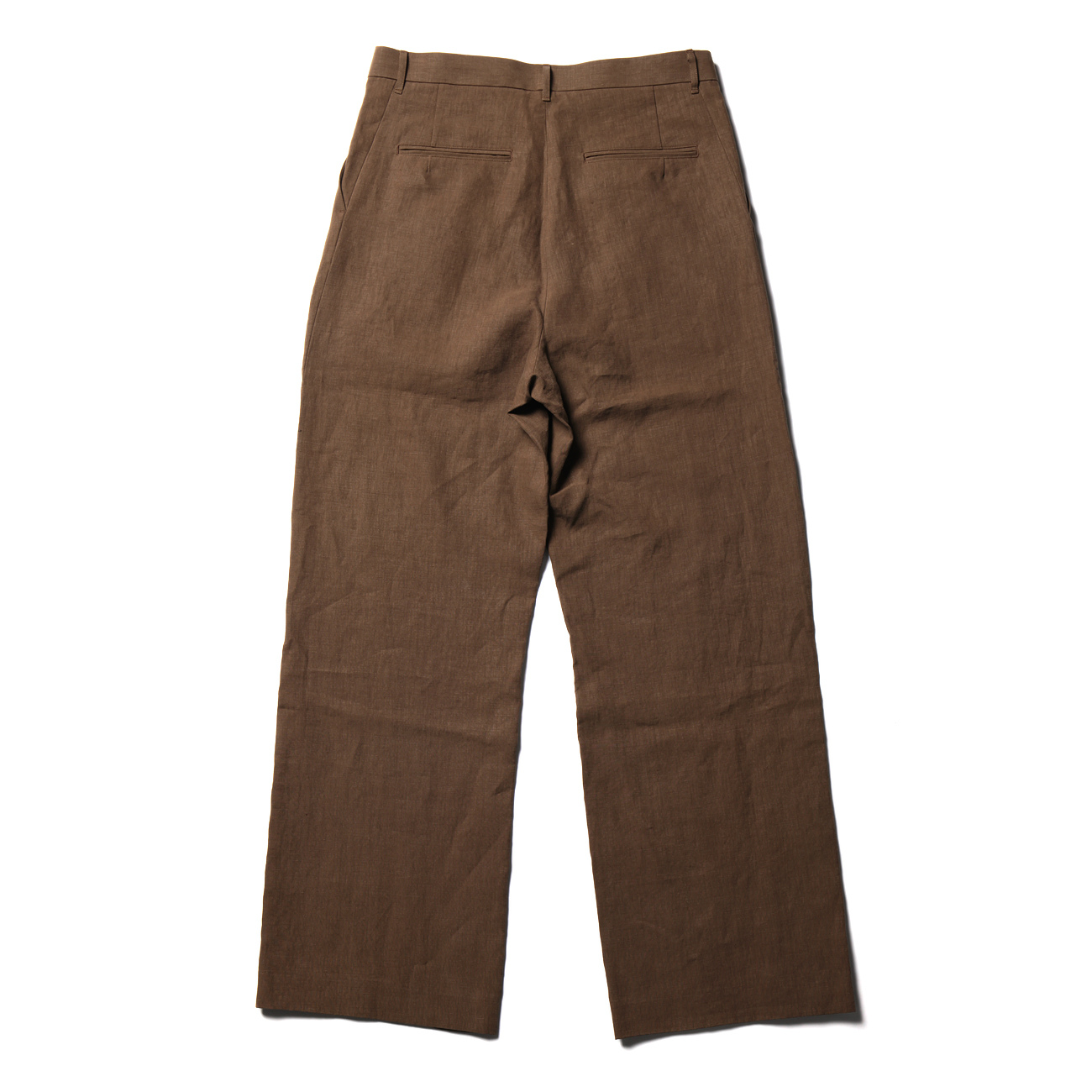 WASHED LINEN SLACKS オーラリー　aurallee AURALEE / オーラリー | WASHED LINEN SLACKS (メンズ) - Brown | 通販