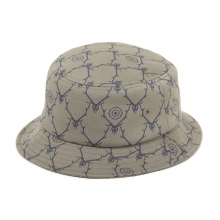 South2 West8 / サウスツーウエストエイト | Bucket Hat - Poly Jq. / Skull&Target - Khaki