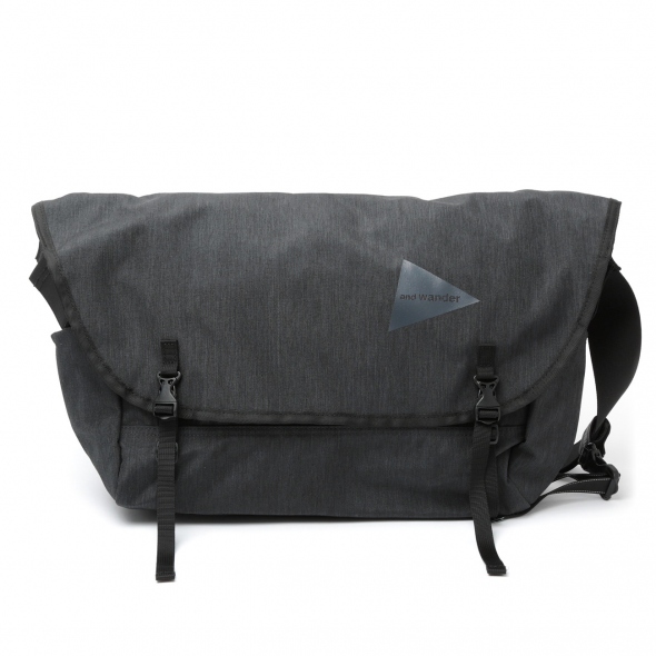 heather messenger bag - Charcoal