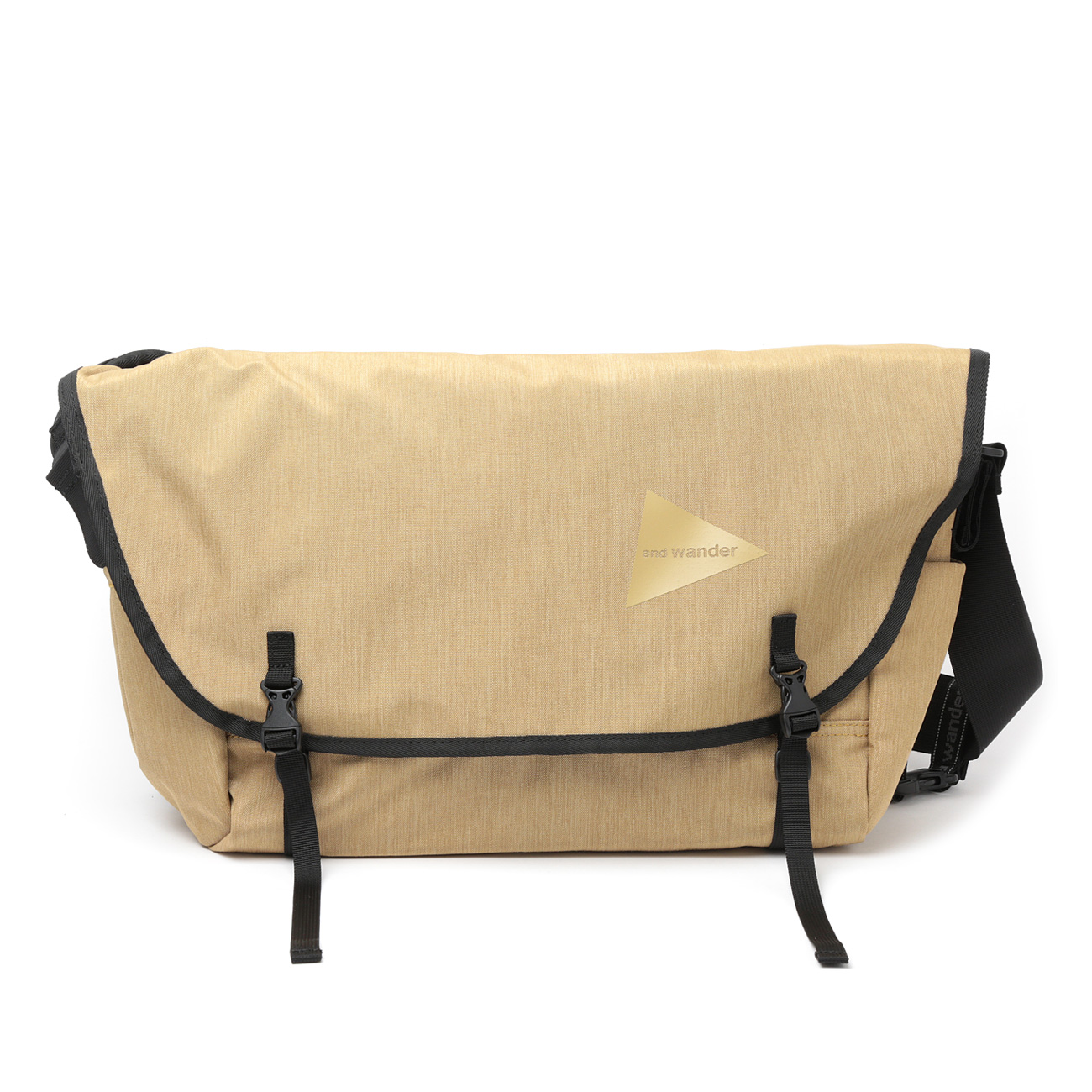heather messenger bag - Beige