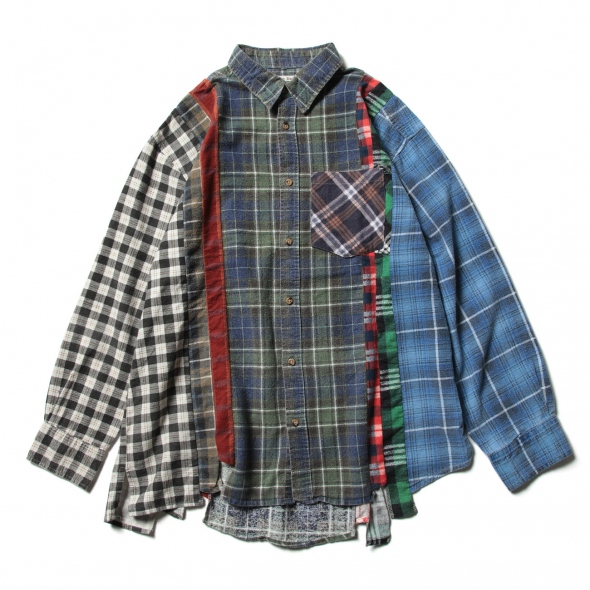 Needles / ニードルズ | Rebuild by Needles - Flannel Shirt -> 7
