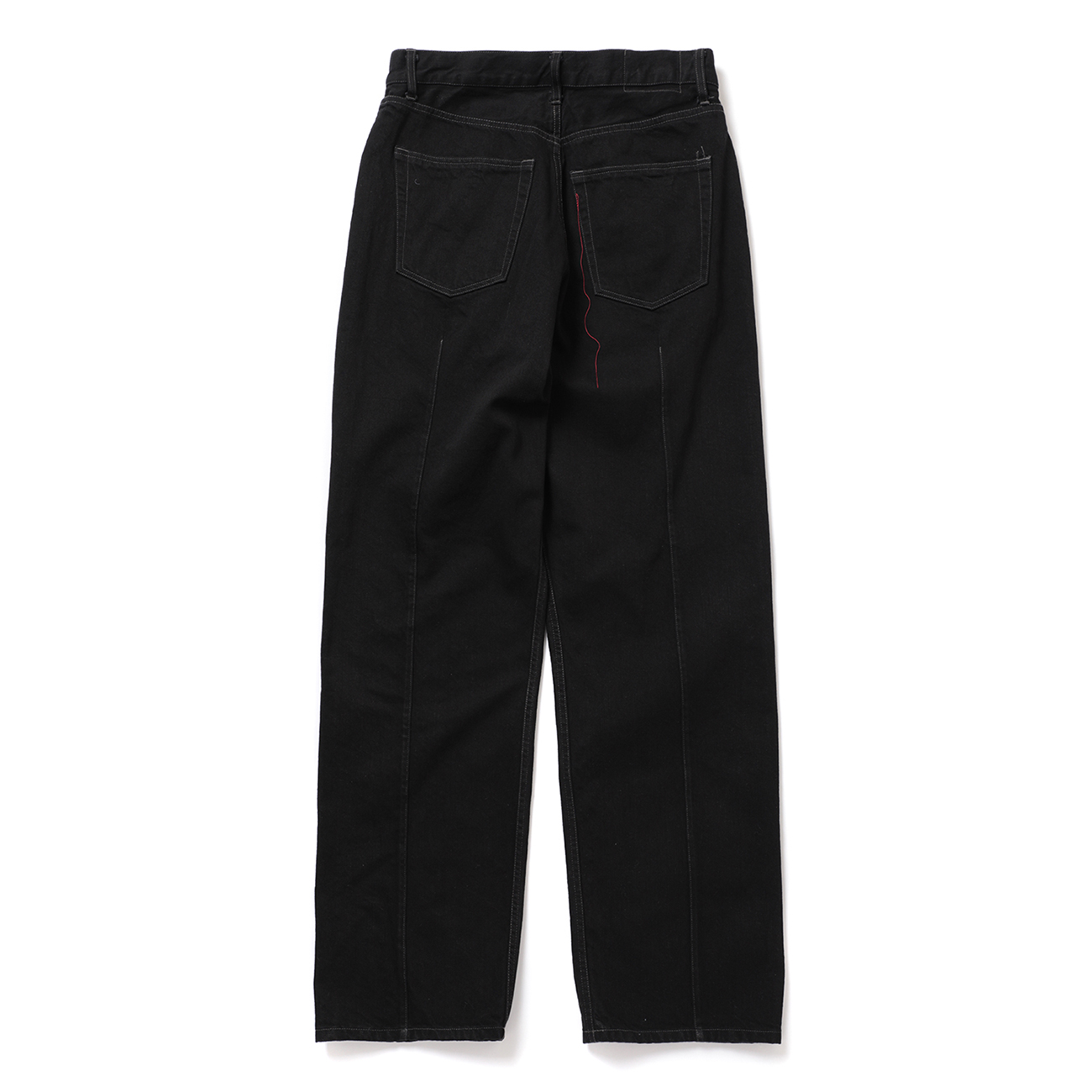 24FW YOKE ブラック ワイドパンツ 3PLEATED WIDE-LEG TROUSERS | YOKE(ヨーク) / パンツ
