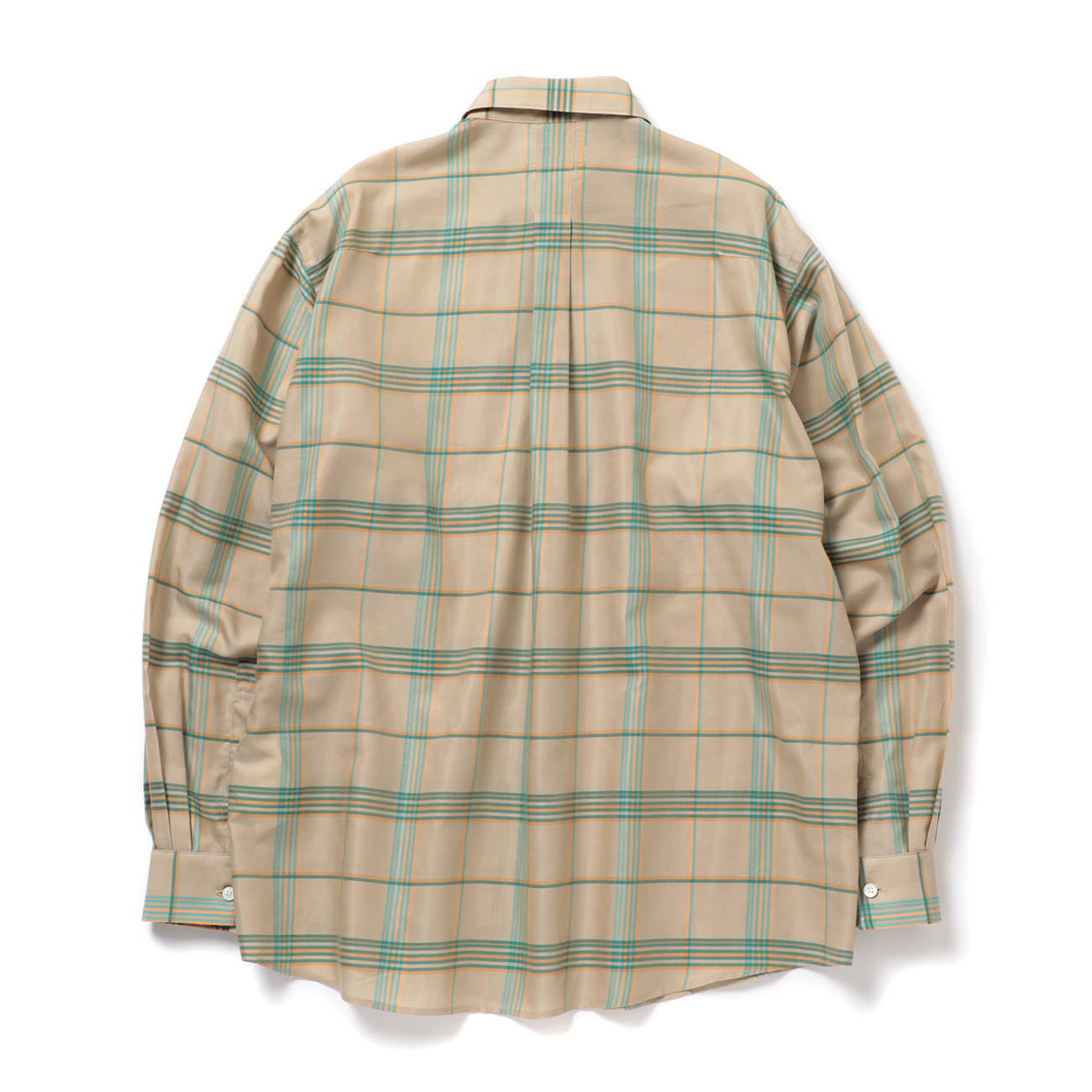 YOKE / ヨーク | PLAID REGULAR COLLAR SHIRT - Beige | 通販 - 正規