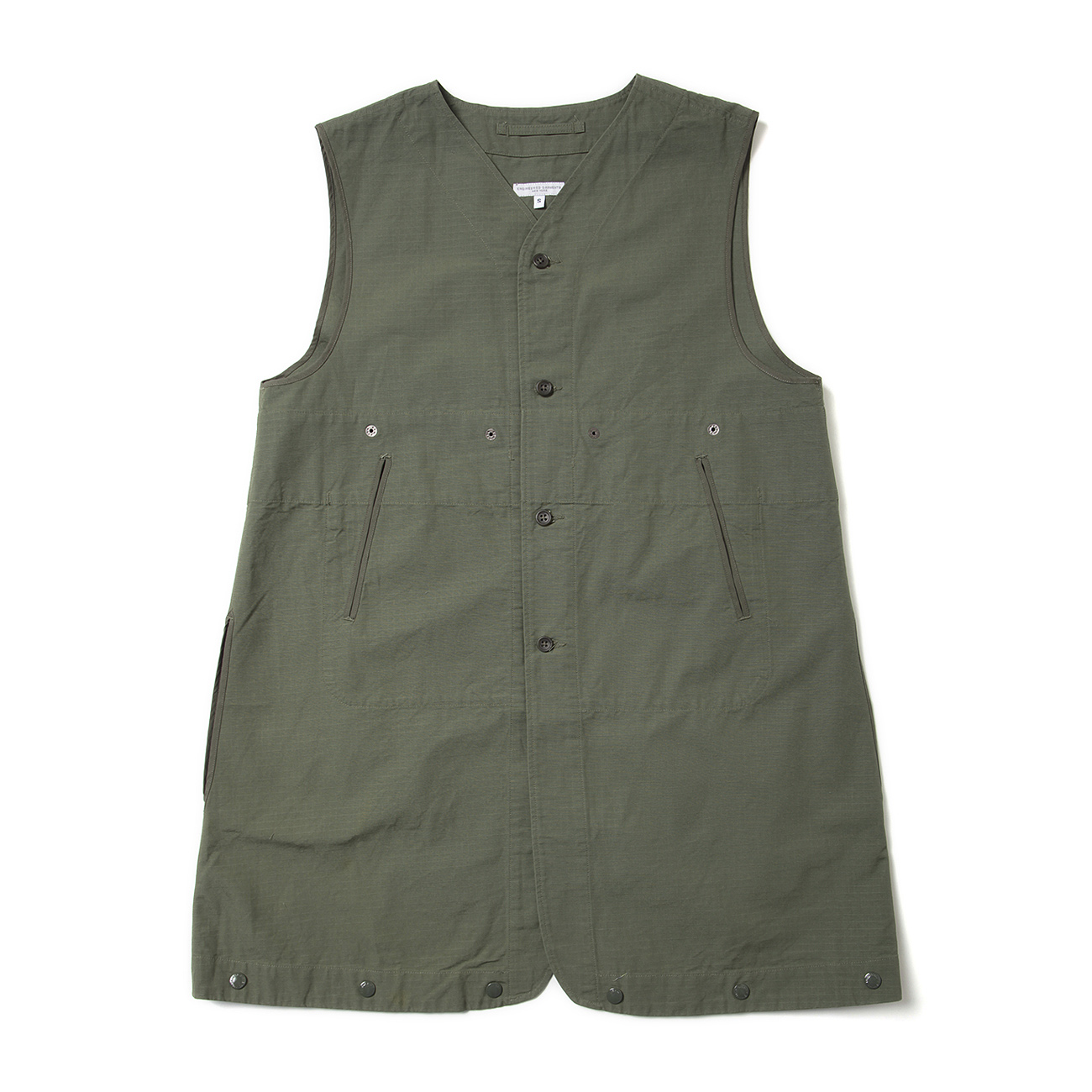 トップス engineered garments Liner vest 24ss Engineered Garments Liner Vest, Olive – Glasswing