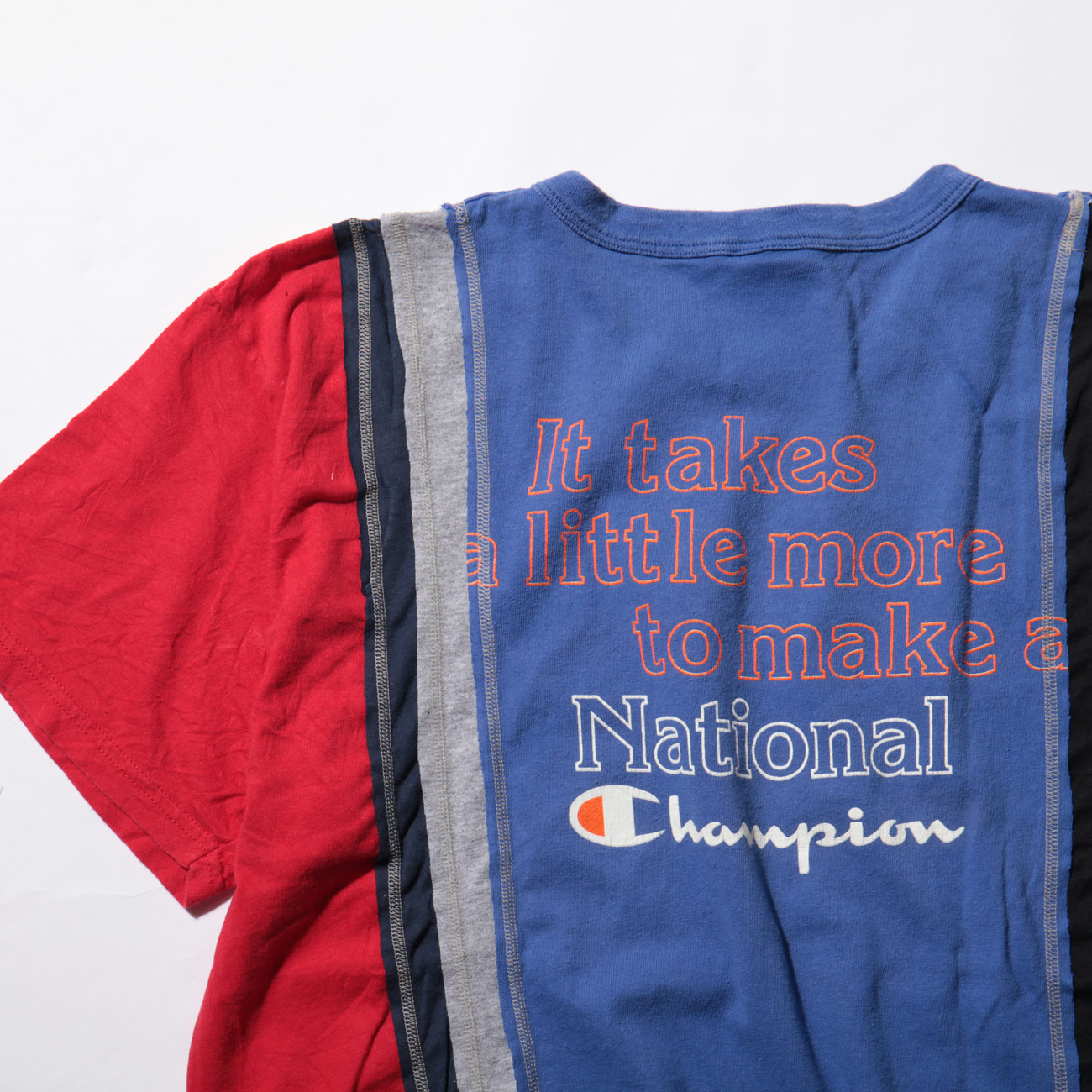 リビルドバイニードルス カットソー レインボー L Rebuild by Needles(リビルドバイニードルズ) 