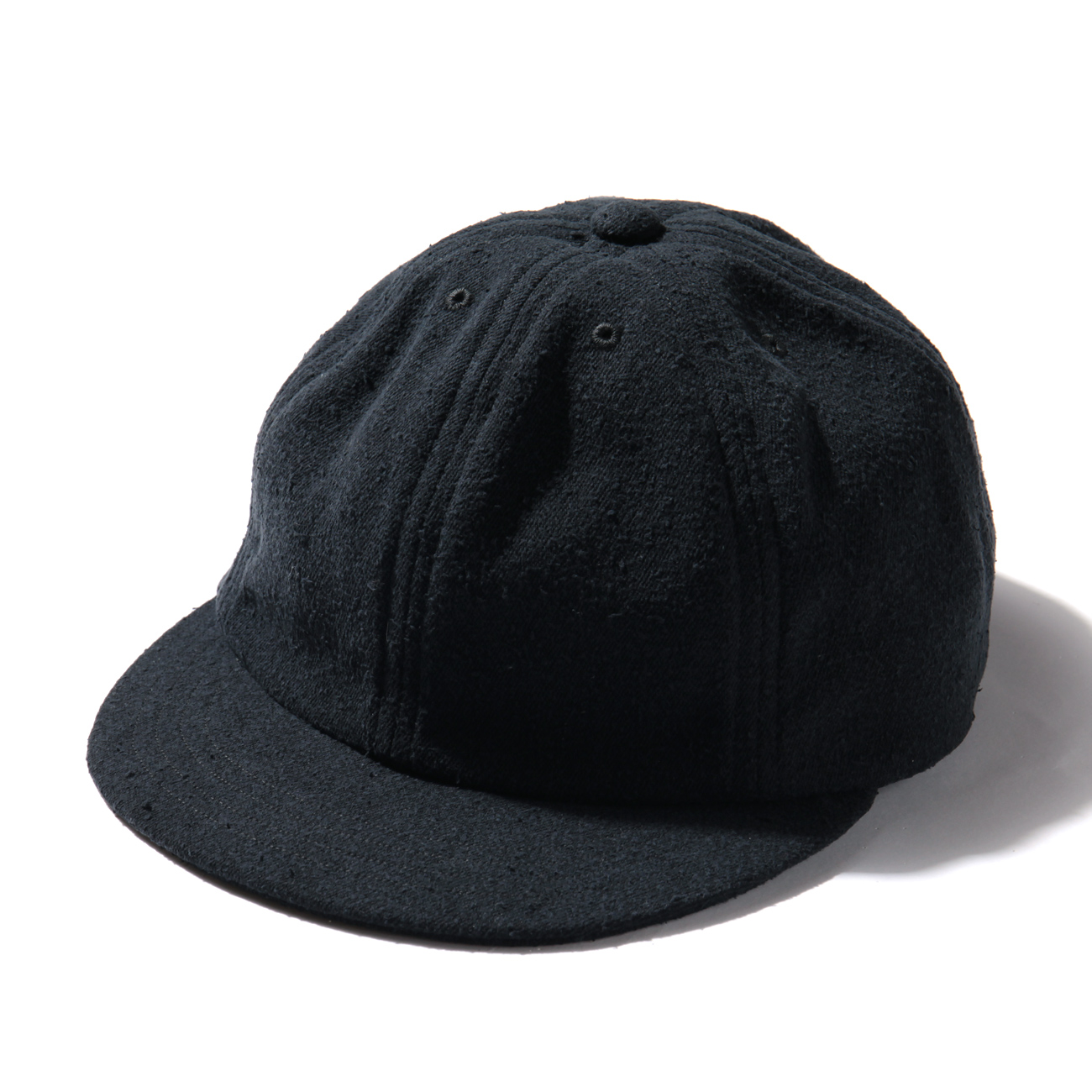 【21ss/新品】comoli シルクネップ キャップ CAP ブラック