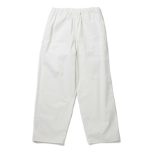 Y / ワイ (YLEVE / イレーヴ) | ORGANIC COTTON / RECYCLE POLYESTER TWILL TAPERED EASY TR - White