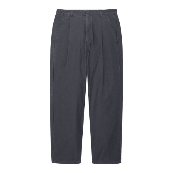 C.E / シーイー | WASHED COTTON ONE TUCK PANTS - Charcoal | 通販
