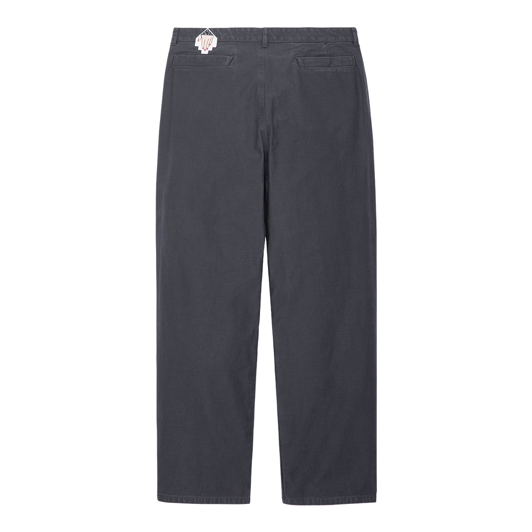 C.E / シーイー | WASHED COTTON ONE TUCK PANTS - Charcoal | 通販