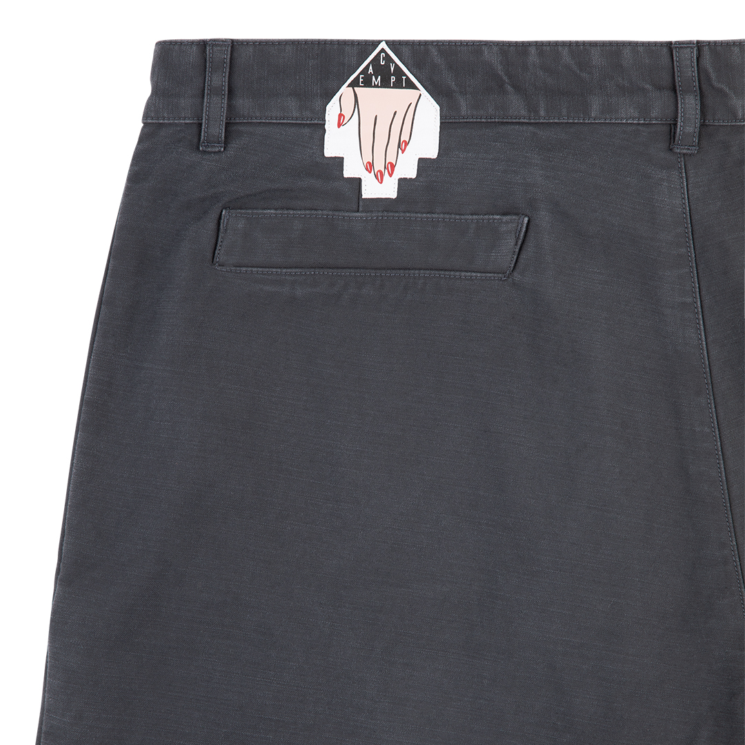 C.E / シーイー | WASHED COTTON ONE TUCK PANTS - Charcoal | 通販