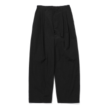ssstein / シュタイン | WINDPROOF NYLON WIDE EASY TROUSERS - Black
