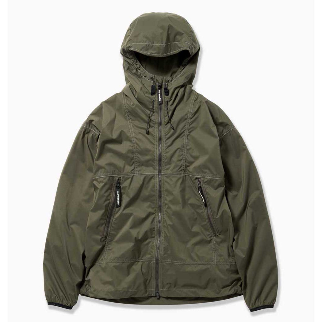 and wander / アンドワンダー | PERTEX wind jacket - Khaki | 通販