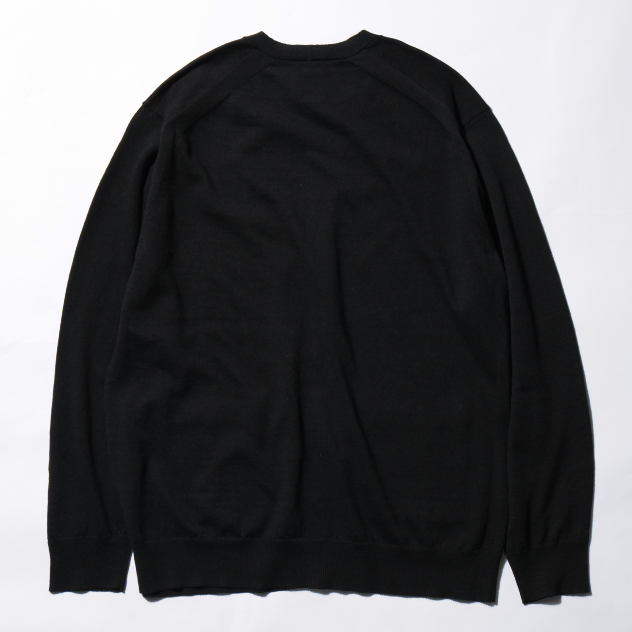 BATONER / バトナー | Vネックカーディガン (メンズ) - Black | 通販