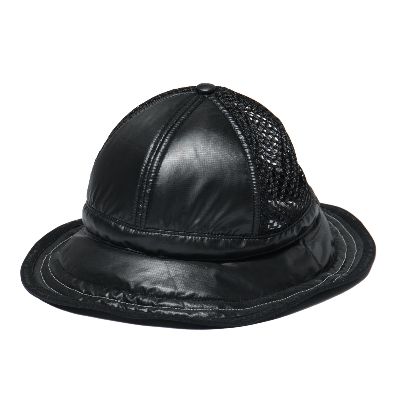 and WanderハットとブラックTシャツセット and wander / アンドワンダー | mesh hat - Black | 通販 - 正規