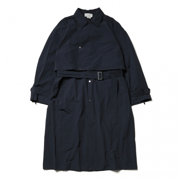 YOKE / ヨーク | DETACHABLE DUSTER COAT - Navy | 通販 - 正規