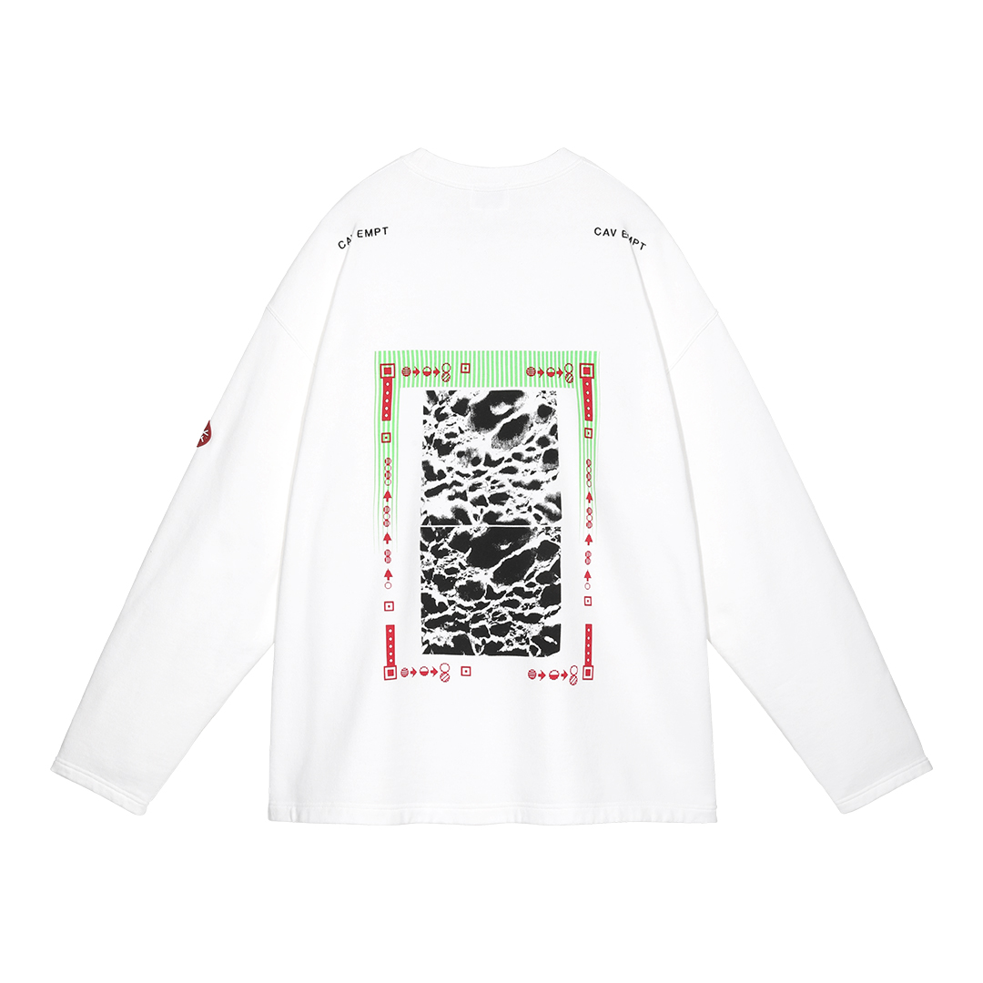 新品C.E FK BolognaEdit LONG SLEEVE ホワイト　長袖 C.E / シーイー | FK BolognaEdit LONG SLEEVE - White | 通販 - 正規