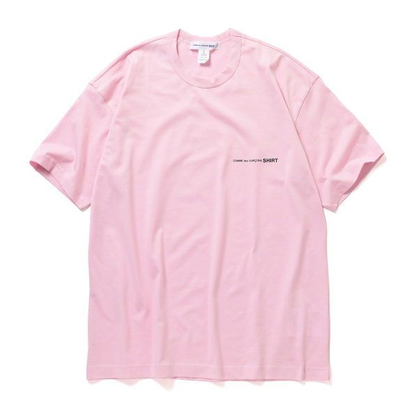 COMME des GARCONS SHIRT | cotton jersey plain CDG SHIRT black logo