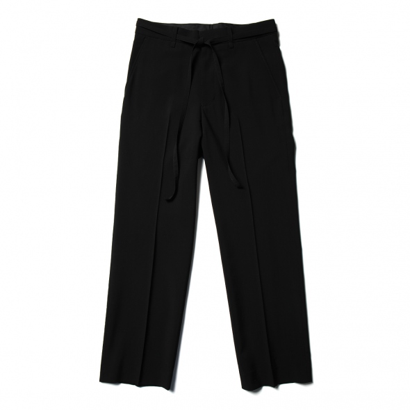 【URU/ウル】WOOL TROPICAL 1 TUCK PANTS URU (WOOL TROPICAL - 1 TUCK PANTS Black) 通販 ｜ SUPPLY