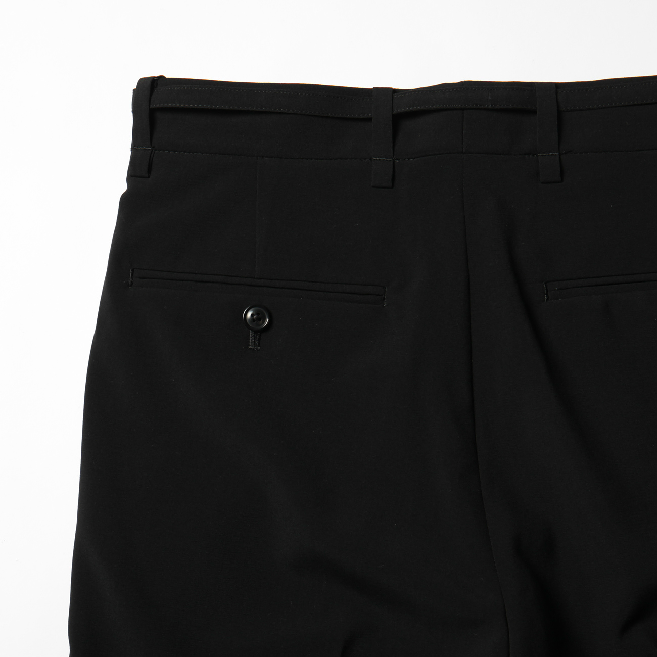 パンツ URU / Straight pants - WOOL TROPICAL URU / ウル | WOOL TROPICAL / STRAIGHT PANTS - Black | 通販 - 正規
