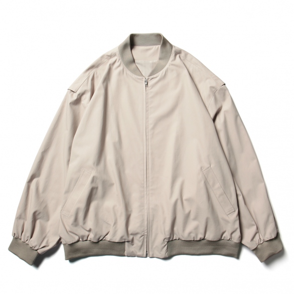 URU / ウル | NASHIJI COTTON / OVERSIZED ZIP UP BLOUSON - L