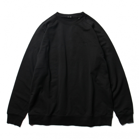 COMOLI / コモリ | コットンシルク 長袖クルー - Black | 通販 - 正規